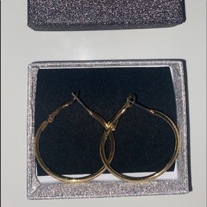 Large Gold Hoops